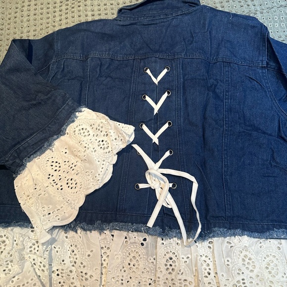 Lane Bryant Light Blue Denim Jacket - Picture 12 of 16